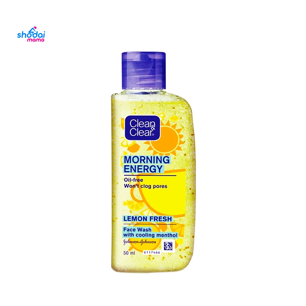 Clean & Clear Morning Energy Lemon Fresh Face Wash - 50ml